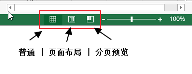 Excel 工作簿视图种类