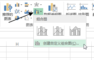 插入 - 图表命令组