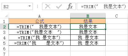 TRIM 函数