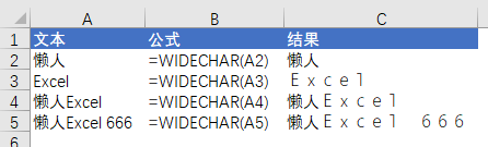 WIDECHAR 函数