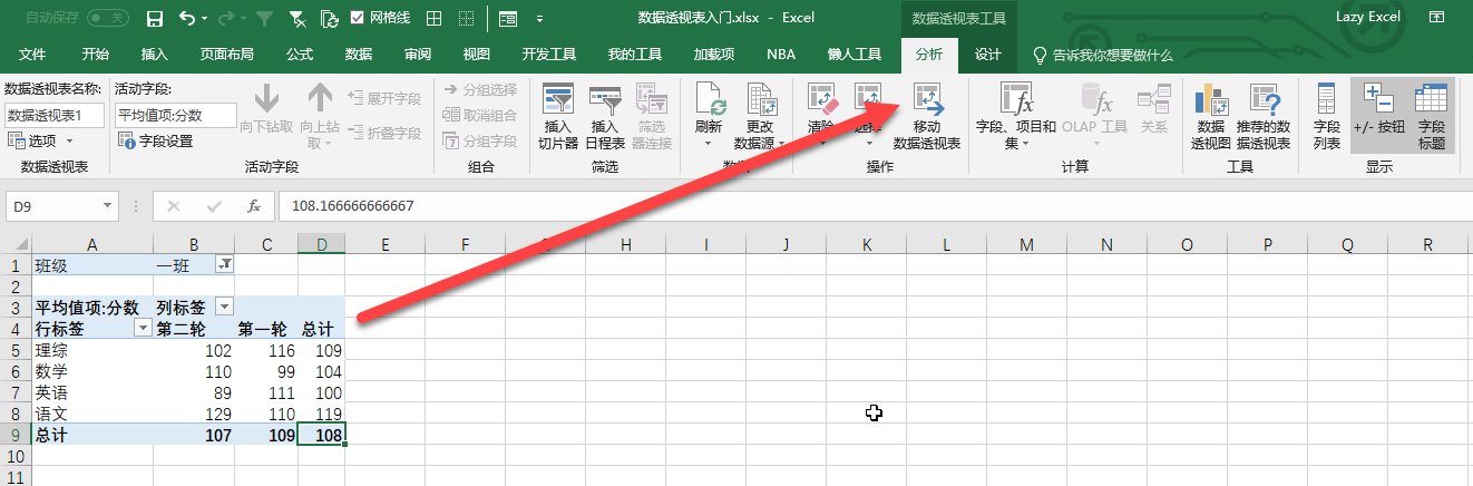 Excel 数据透视表入门教程