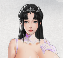 鬼谷八荒清凉丰润粉紫轻纱内衣服饰MOD