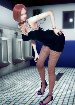 ai少女短裙黑丝性感女郎mod