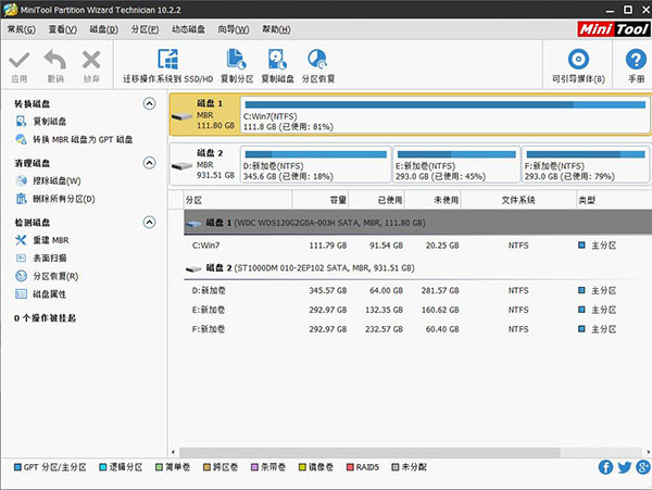 MiniTool Partition Wizard绿色版
