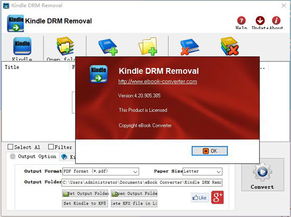 Kindle DRM Removal破解版