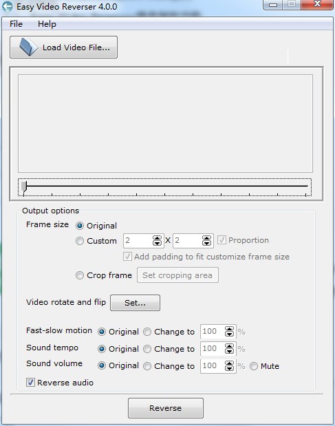 Easy Video Reverser(视频倒放软件)
