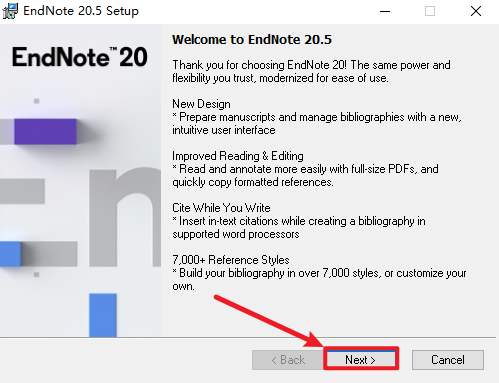 EndNote 20.5文献管理软件中英版安装包下载及安装教程 EndNote 20.5文献管理软件中英版安装包下载及安装教程